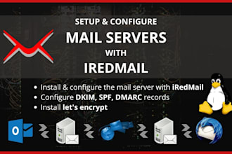 setup mail servers with iredmail