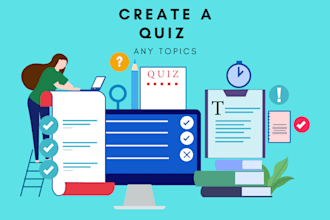 create a trivia quiz for you about any topics