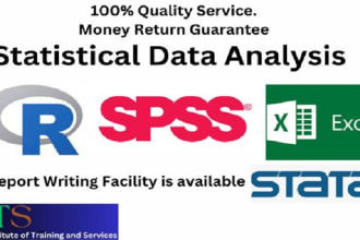 do statistical data analysis using jasp spss stata r excel