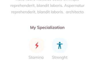 do UI design and animation with rest API integration