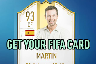 design your FIFA card