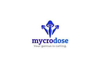 design psychedelic mushroom supplement logo