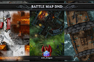 create your fantasy maps, battle map for dnd and ttrpgs