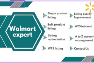 do walmart bulk product listings, variations  listings PPC and SEO