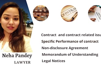 draft legal notices, petitions, agreements and affidavits