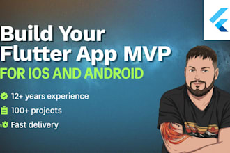 do flutter mobile app development for your mvp mobile app