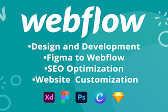 convert figma to webflow website and webflow development with webflow expert