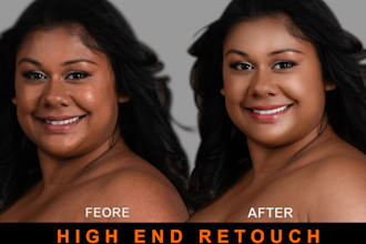 do high end beauty retouching and digital airbrushing