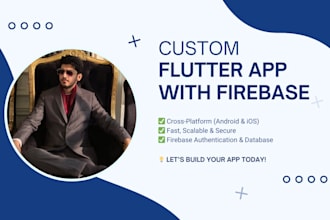 develop a high performance flutter app with firebase backend