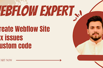 create your modern webflow website