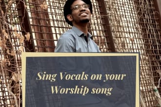 sing vocals on your christian song