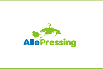 design a graceful cleaning, furniture and home furnishing logo