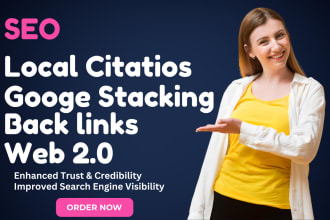 create any country local citations for local SEO and backlinks