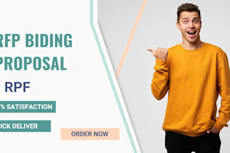 write professional grant writing rfp biding proposal