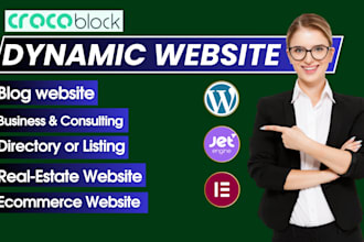 dynamic directory or listing and real estate websites with crocoblock jetengine
