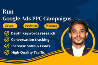 audit, setup and optimize google ads adwords PPC campaign