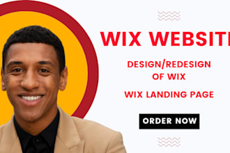 design wix website, redesign wix website, wix landing page, wix sales funnel