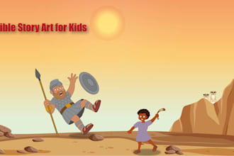 illustrate christian childrens books and bible stories