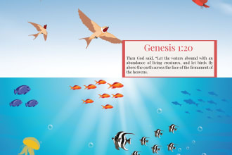 custom christian childrens book illustrations bring bible stories to life