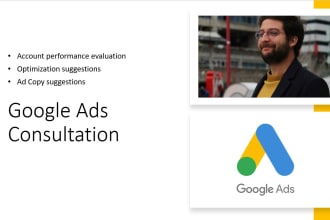 offer 1 on 1 google ads consultation with a specialist