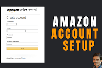 set up amazon seller central and fix account issues