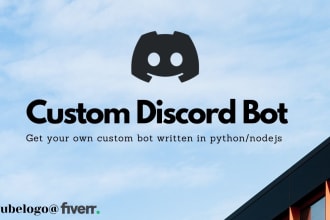 write custom discord bots in python
