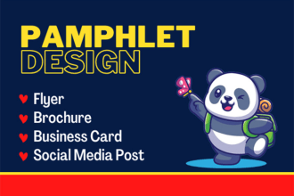 design attractive brochure leaflet and pamphlet design