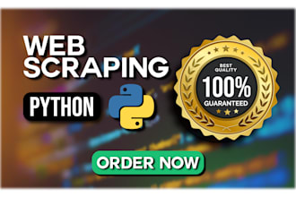 do website scraping and data extraction in python