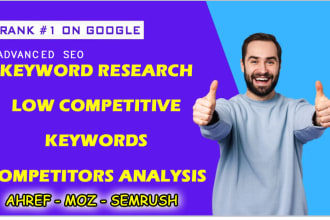 do ahref and semrush advanced SEO keyword research and competitor analysis