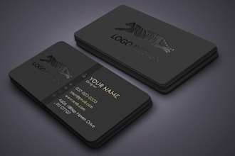 do minimalist uv gloss luxury business card design