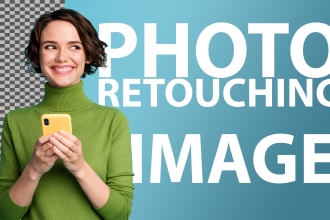 do image editing, photo retouching, background remove