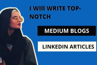 write SEO friendly articles for  medium or linkedin account