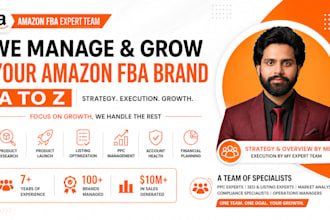 manage and grow your amazon fba and fbm business with experts team