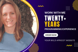 create a membership website for you with wild apricot
