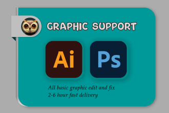 do professional graphic fix and edit