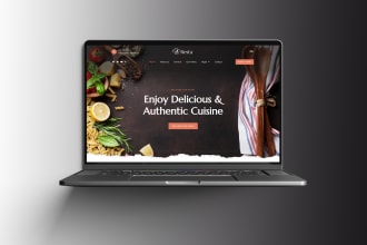 design website for restaurant coffee club food shop cafe chef fastfood bakery