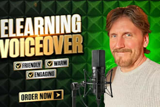 record your elearning voiceover narration male voice over