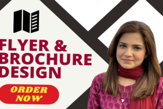 design a professional and creative flyer, poster or leaflet for your business