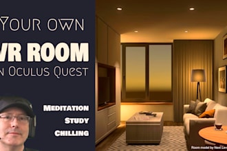 make your oculus quest VR relaxation room app