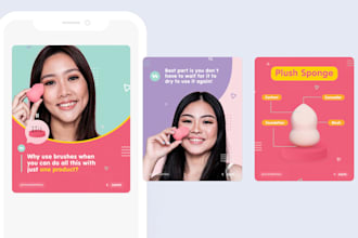 design attractive social media carousel for your instagram