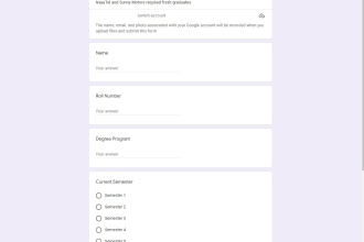 create professional google forms
