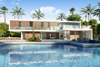 render architectural visualization for your elevation