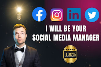 be your social media marketing manager and instagram manager