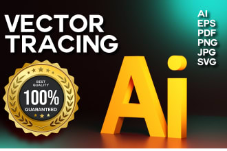 do vector line art, image tracing in adobe illustrator