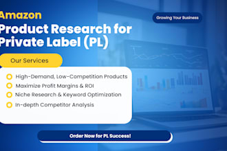 do amazon keyword research and find profitable fba private label products