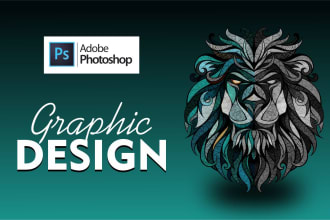 custom image editing photoshop work, image tracing, vector art and illustartion