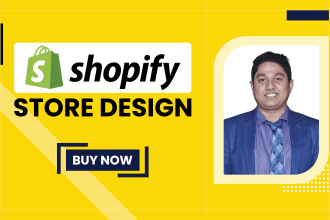 build a shopify store, shopify dropshipping store or a shopify website