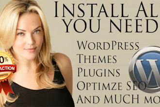 build for you an awesome wordpress website or install your theme demo content