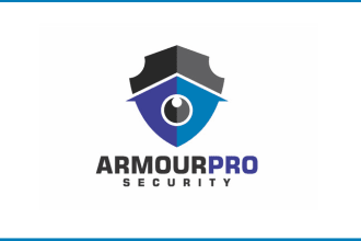 do unique crypto cyber security tech and technology logo design