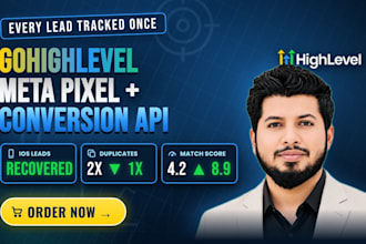setup or fix facebook conversion API, meta pixel for gohighlevel, clickfunnels